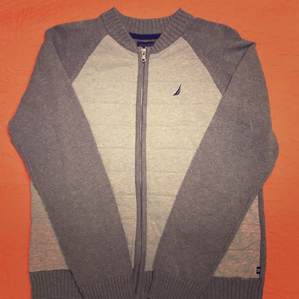 Nautica gray sweater
